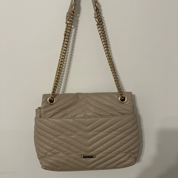 Rebecca Minkoff “Edie” leather should bag with gold hardware - Picture 3 of 7